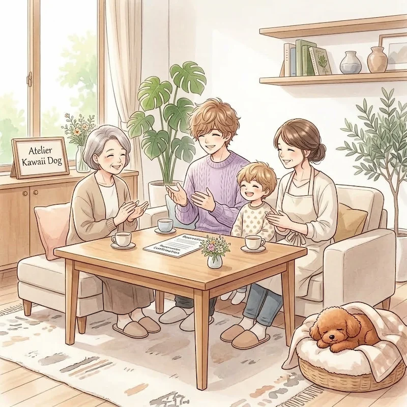 STEP 3 ご予約・ご契約｜Atelier Kawaii Dog