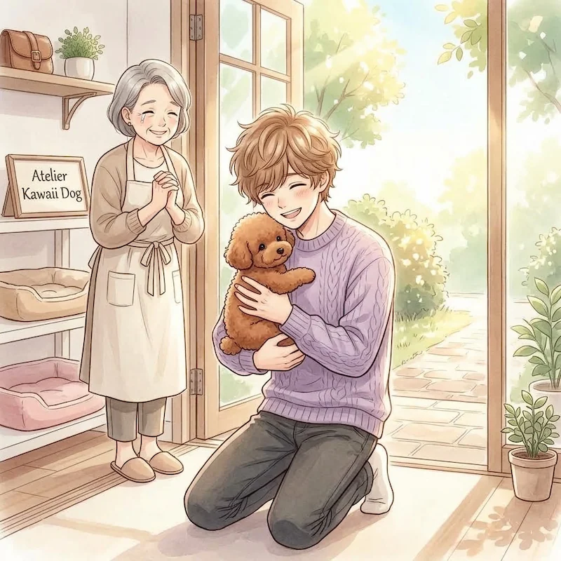 STEP 5 お引き渡し・新しい家族のスタート｜Atelier Kawaii Dog